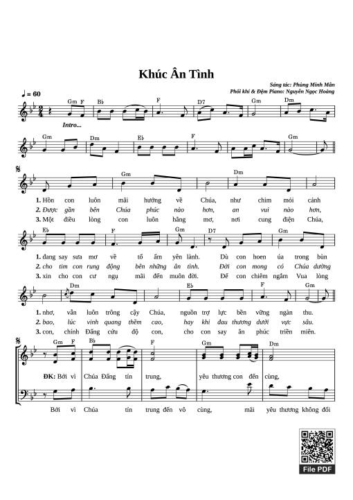 Khúc ân tình - Phùng Minh Mẫn