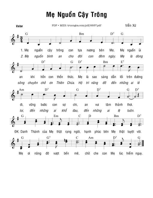 Mẹ Nguồn Cậy Trông