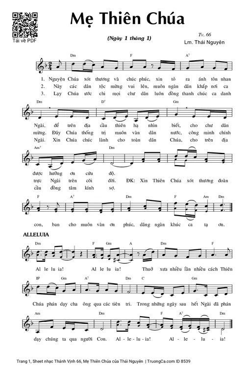 Thánh Vịnh 66, Mẹ Thiên Chúa