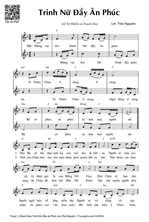 Trinh Nữ đầy ơn Phúc