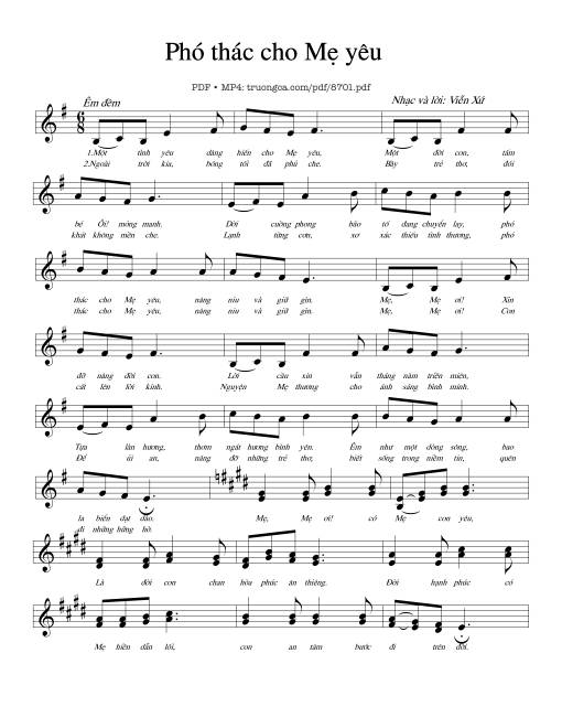 Phó Thác Cho Mẹ Yêu