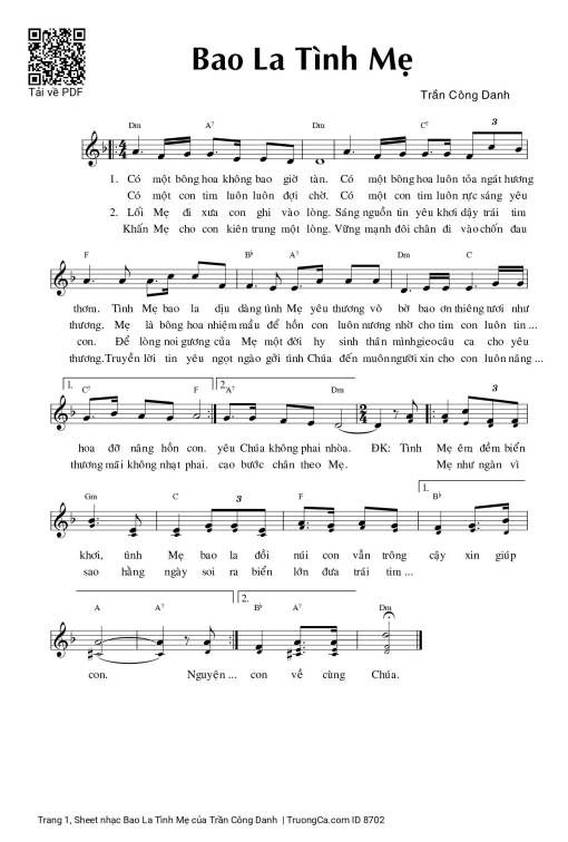 Bao La Tình Mẹ - Trần Công Danh
