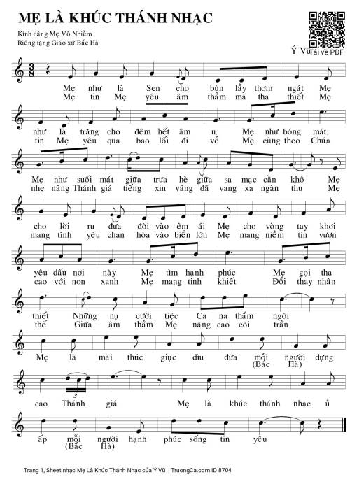 Mẹ Là Khúc Thánh Nhạc