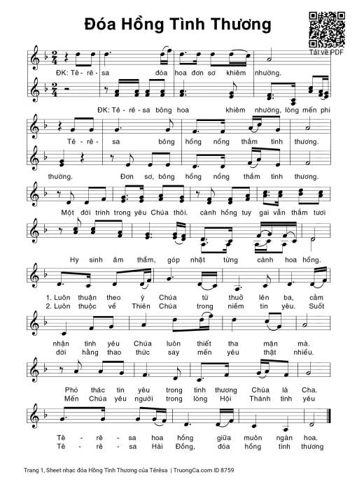 đóa Hồng Tình Thương