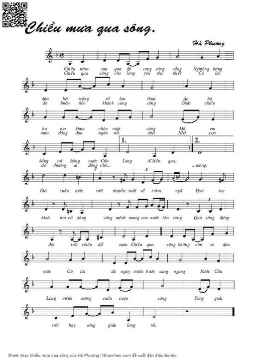 Chiều mưa qua sông