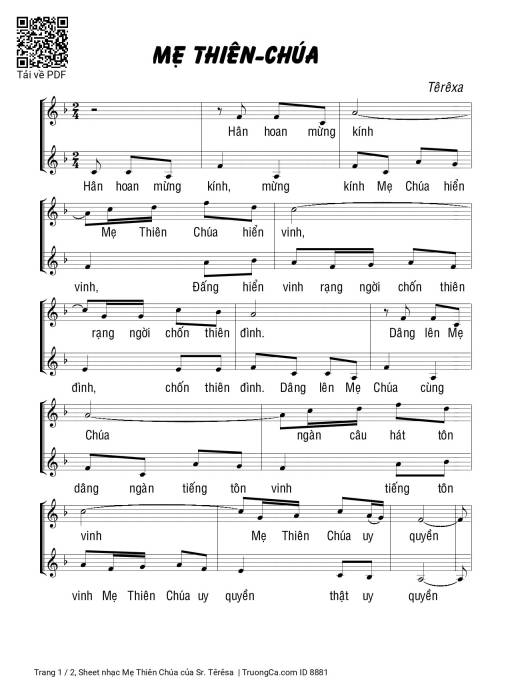 Mẹ Thiên Chúa - Sr. Têrêsa