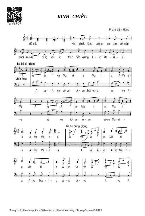 Kinh Chiều - Lm. Phạm Liên Hùng