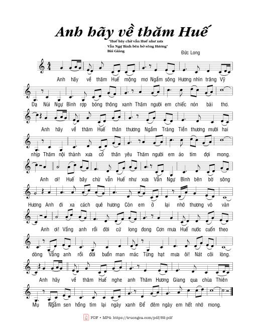 Anh hãy về thăm Huế