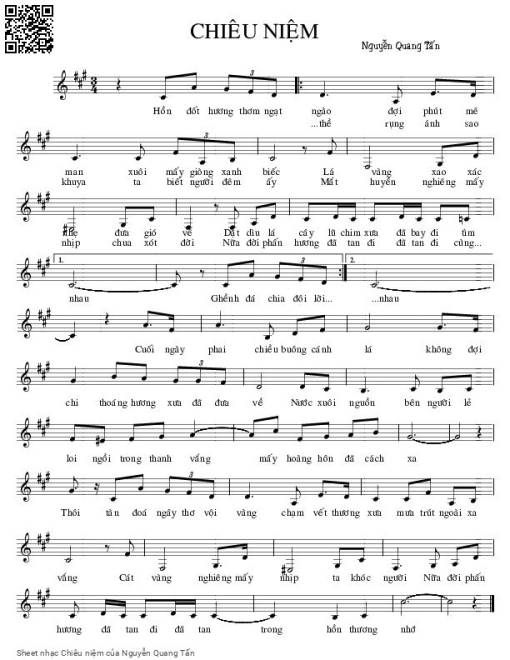 Chiêu niệm - Nguyễn Quang Tấn