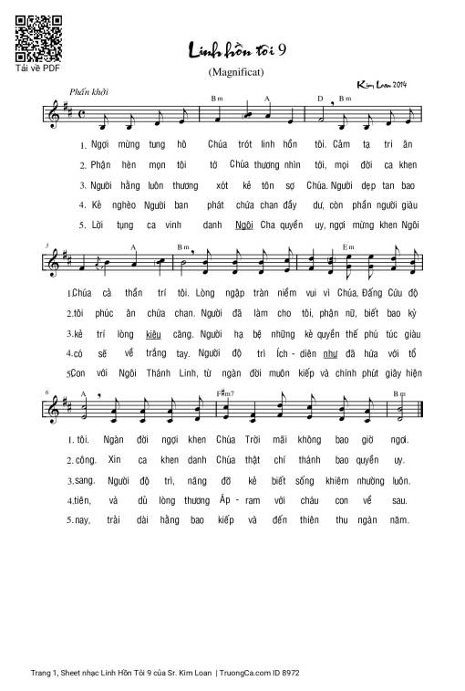 Linh Hồn Tôi 9 - Sr. Kim Loan