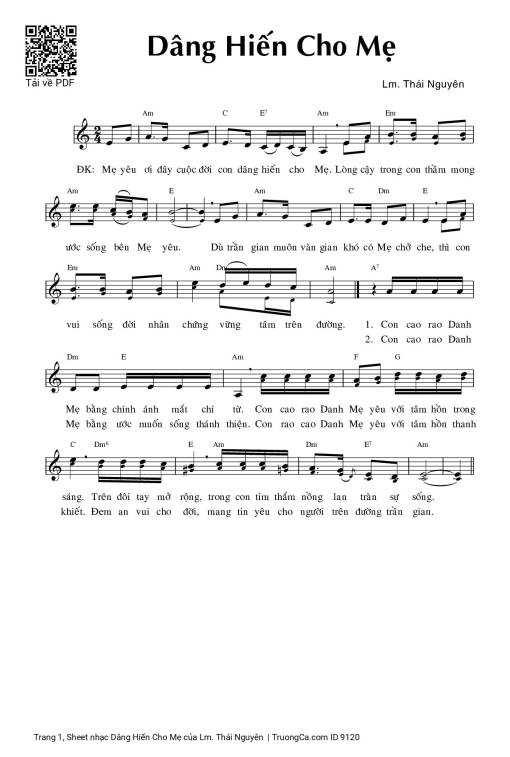 Dâng Hiến Cho Mẹ