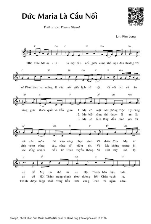 đức Maria Là Cầu Nối