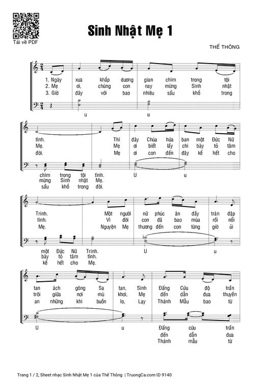 Sinh Nhật Mẹ 1 - Thế Thông