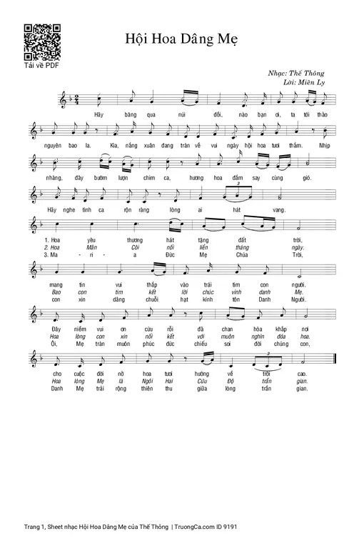 Hội Hoa Dâng Mẹ