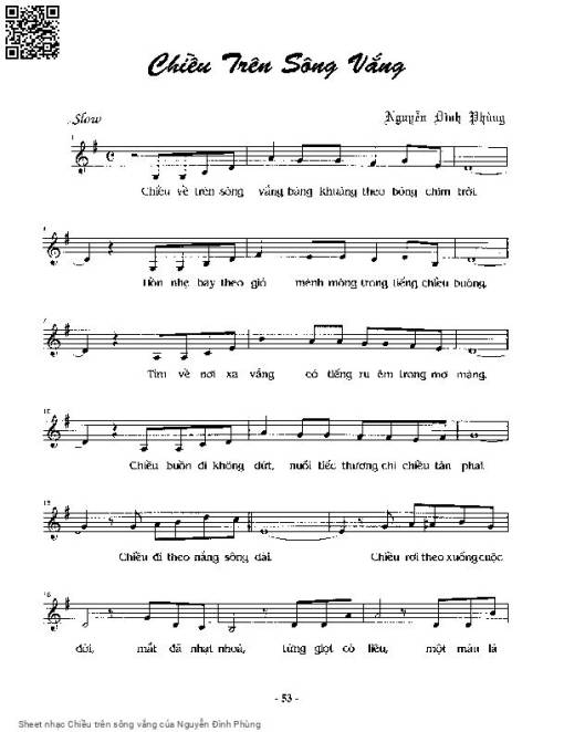 Chiều trên sông vắng