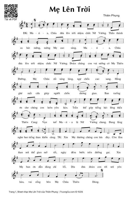 Mẹ Lên Trời - Thiên Phụng