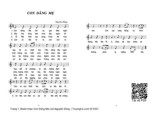 Con Dâng Mẹ - Nguyên Dũng