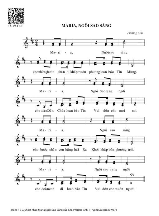 Maria Ngôi Sao Sáng