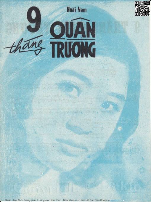 Sheet PDF of Chín tháng quân trường