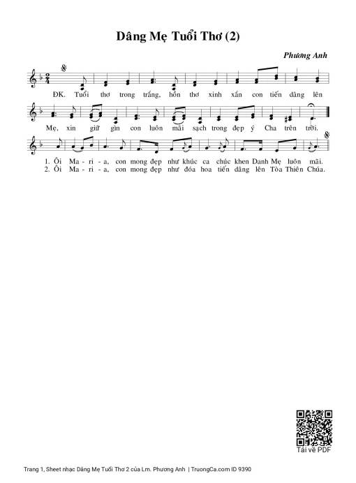 Dâng Mẹ Tuổi Thơ 2