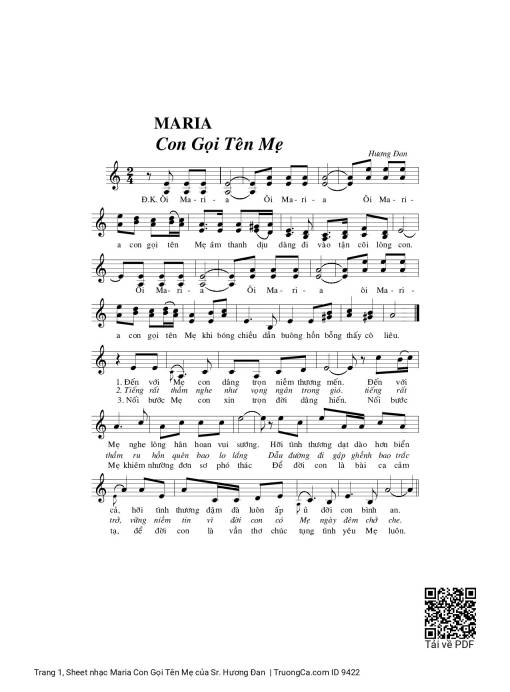 Maria Con Gọi Tên Mẹ