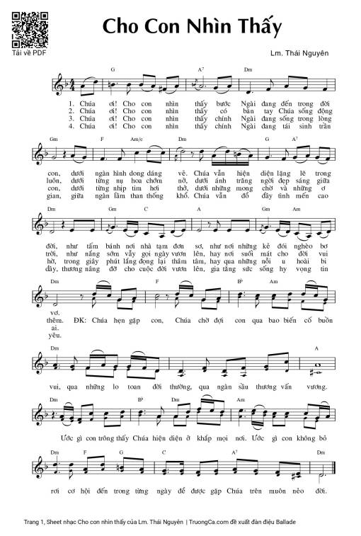 Cho con nhìn thấy