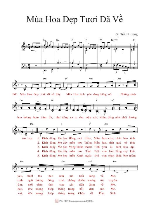 Mùa Hoa đẹp Tươi đã Về