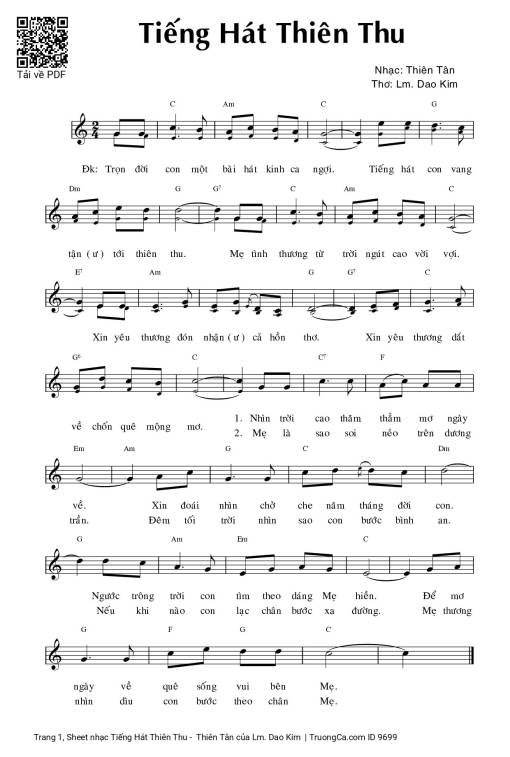 Tiếng Hát Thiên Thu -  Thiên Tân