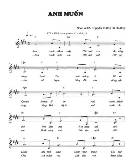 Anh muốn - Nguyễn Trương Hà Phương